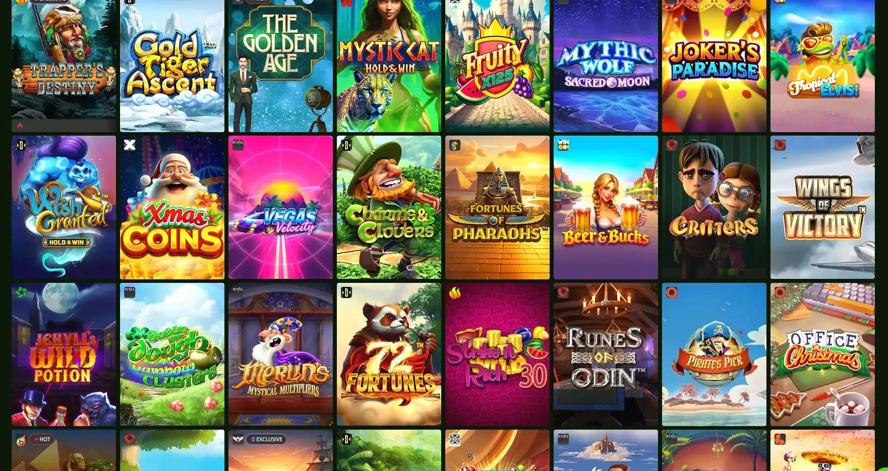 Cosmo Casino Spielangebot